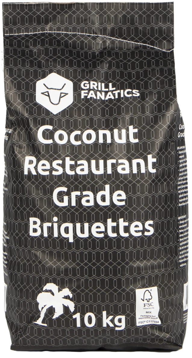 Kokos Briketten Grill Fanatics 10 kg.