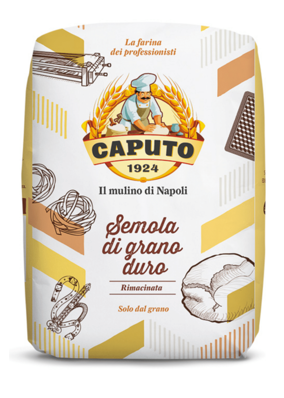 Caputo Semola rimacinata 1kg. (fijne griesmeel)