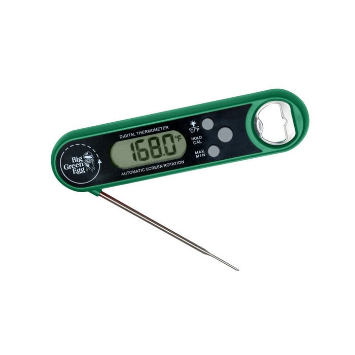 Thermometer Big Green EGG met flesopener