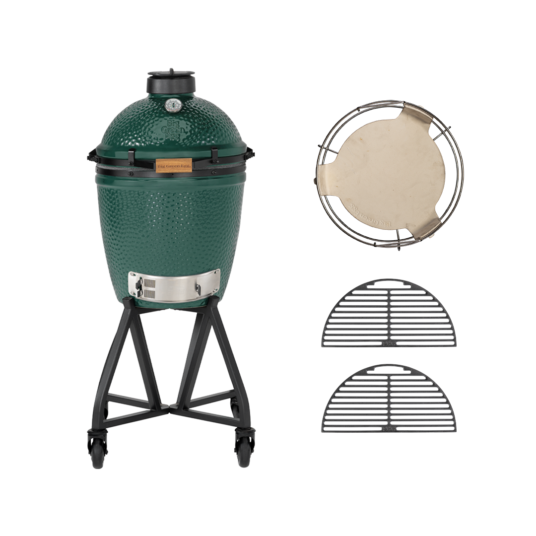 Big Green Egg Medium + IntEGGrated Nest + Handler Master Set