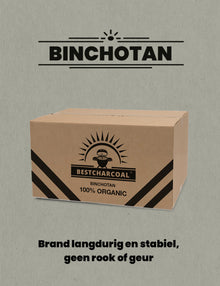 Best Charcoal - Binchotan Houtskool 7,5 kg.