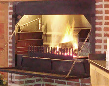 Haardrooster voor built-in Zuid-Afrikaanse Braai