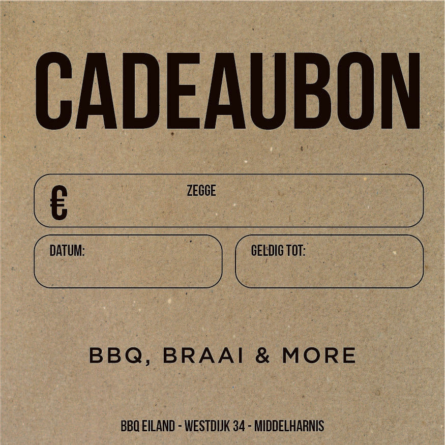 Cadeaubon BBQ Eiland
