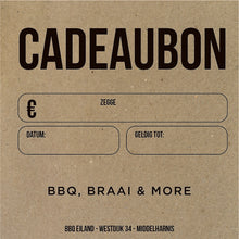 Cadeaubon BBQ Eiland