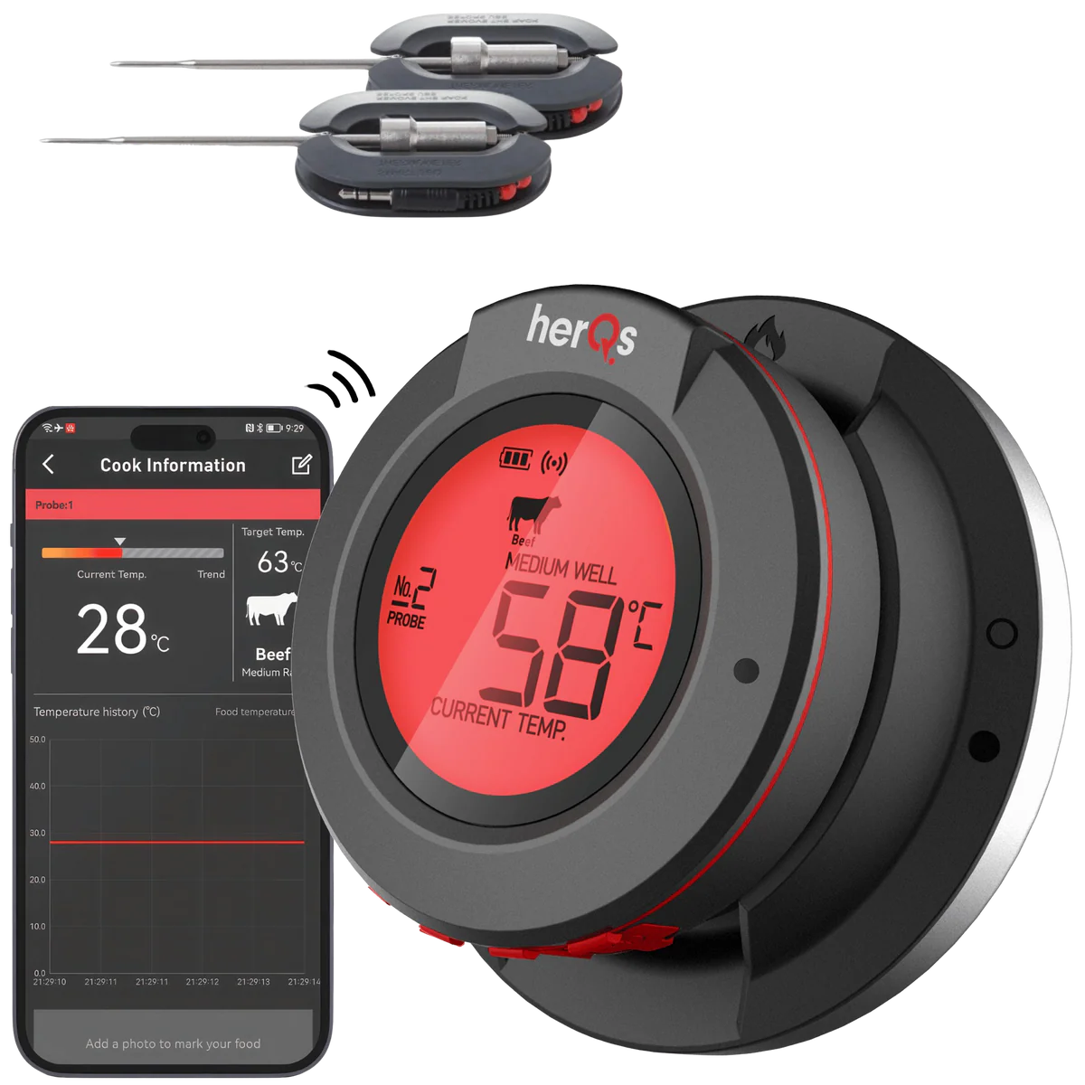 HerQs Dome Thermometer