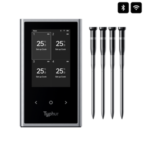 Typhur Sync Quad - Draadloze WiFi BBQ Thermometer