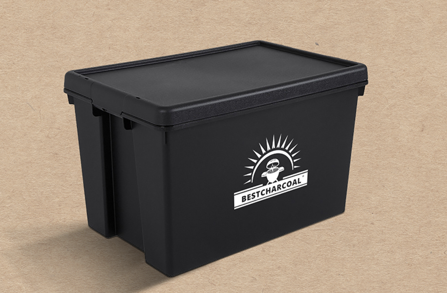 Best Charcoal Houtskool Bewaarbox - Voor 15 kg.