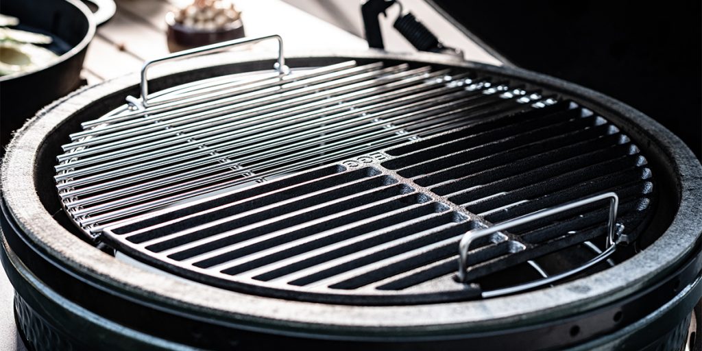Half RVS Rooster Big Green EGG L & XL