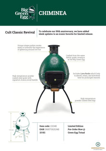 Big Green Egg Chiminea Limited Edition
