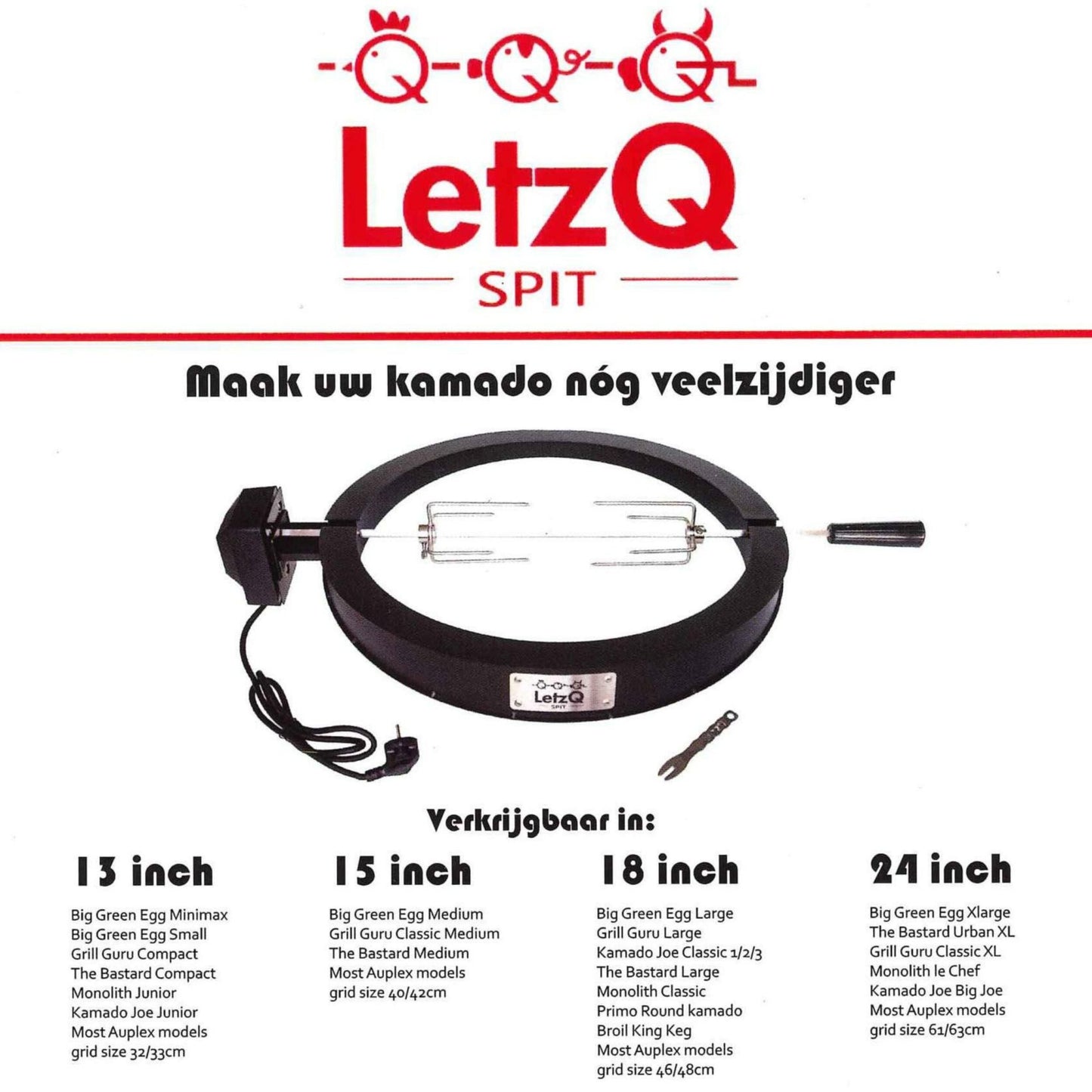 LetzQ Spit voor Kamado