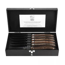 Laguiole Steakmessen set Wengé Zwart