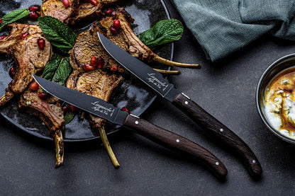 Laguiole Steakmessen set Wengé Zwart