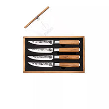 Forged Olive Steakmessen set 4 stuks