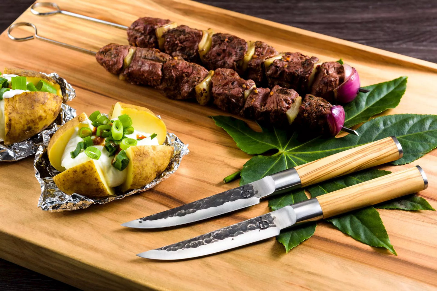 Forged Olive Steakmessen set 4 stuks