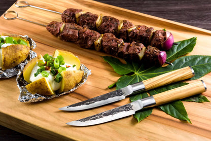 Forged Olive Steakmessen set 4 stuks