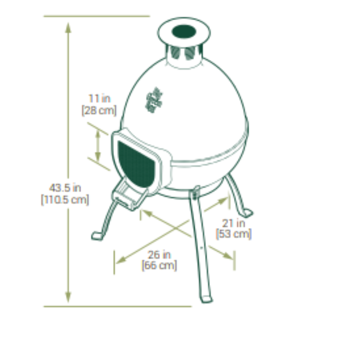 Big Green Egg Chiminea Limited Edition