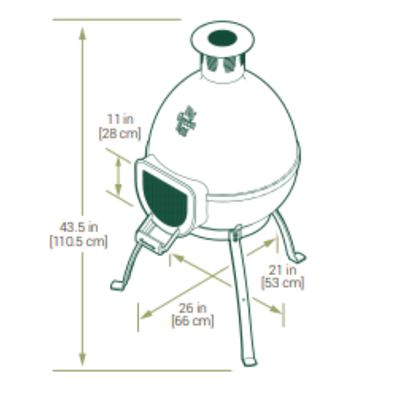 Big Green Egg Chiminea Limited Edition