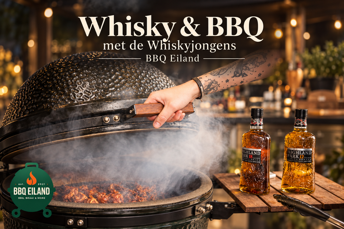 Workshop Whisky & BBQ met de Whiskyjongens - 23 januari 2027 🥃🔥